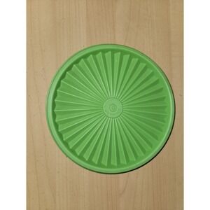 Vintage Green Servalier Tupperware Replacement Lid 808-33 Seal 6.5"